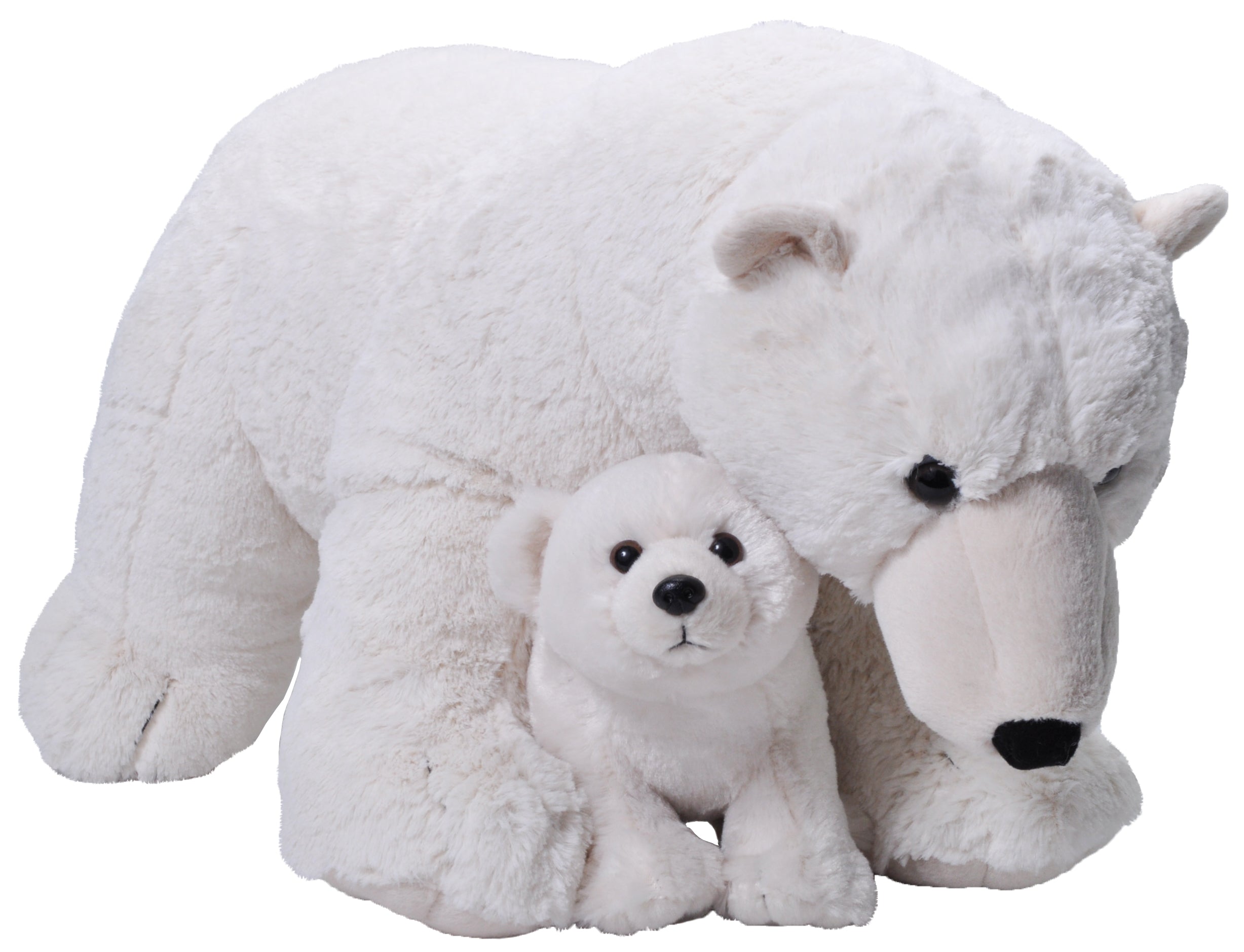 Mom & Baby Jumbo Polar Bear Stuffed Animal 30