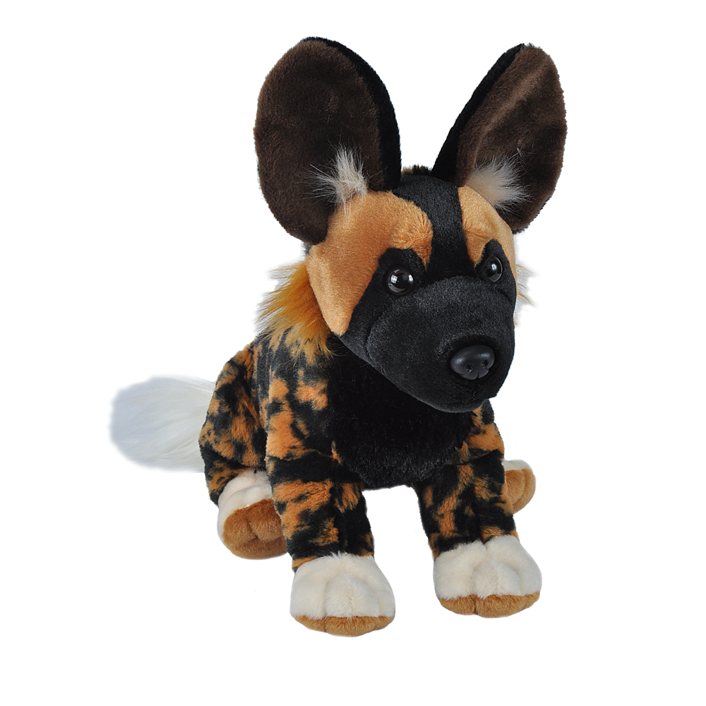 African Wild Dog Stuffed Animal - 12"