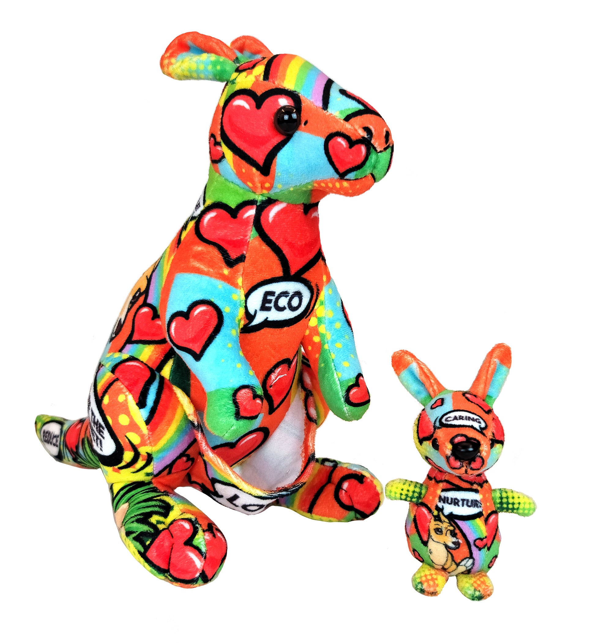 Message From The Planet Kangaroo Stuffed Animal 12"