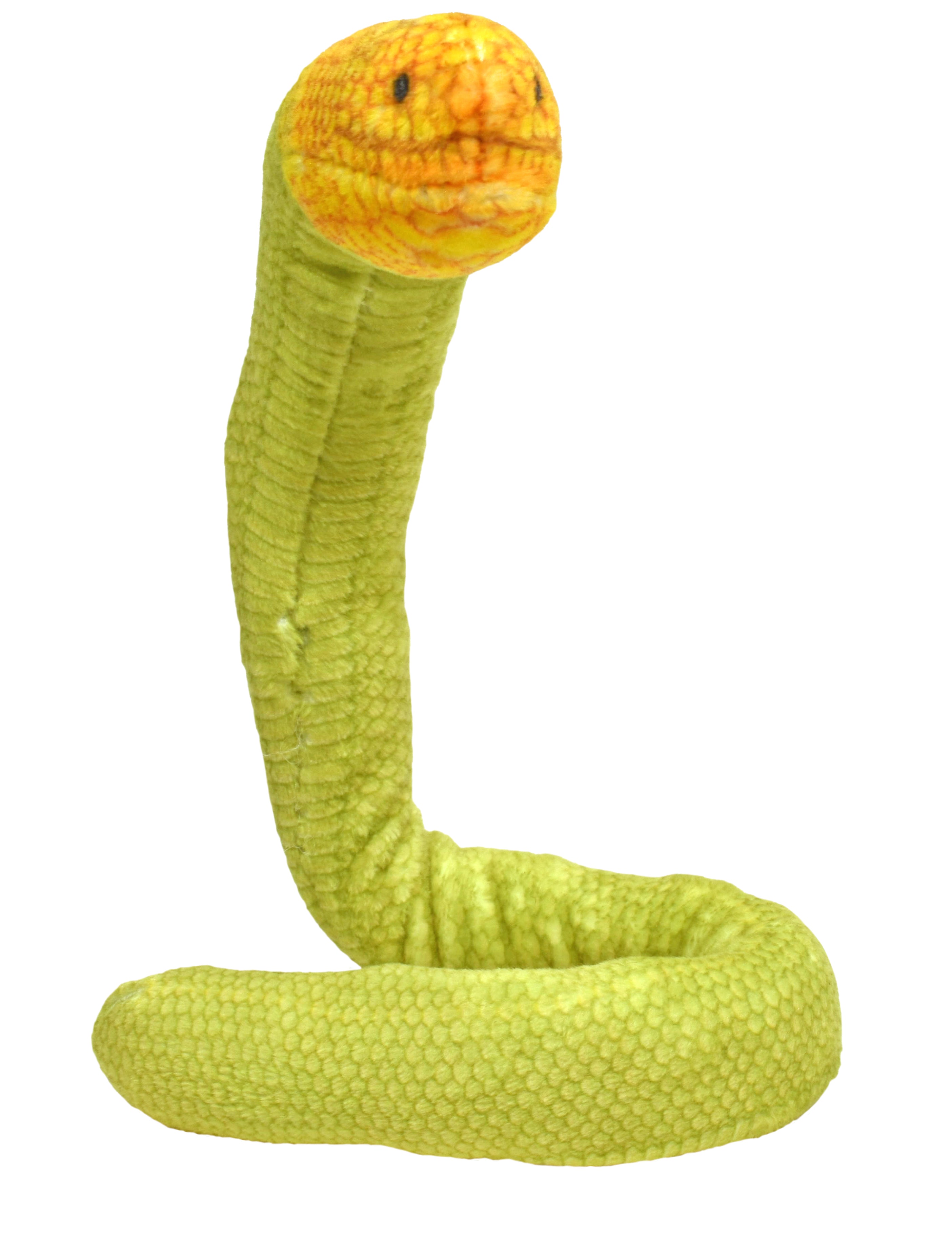 Coilkins Olive Sea Snake Stuffed Animal 12"