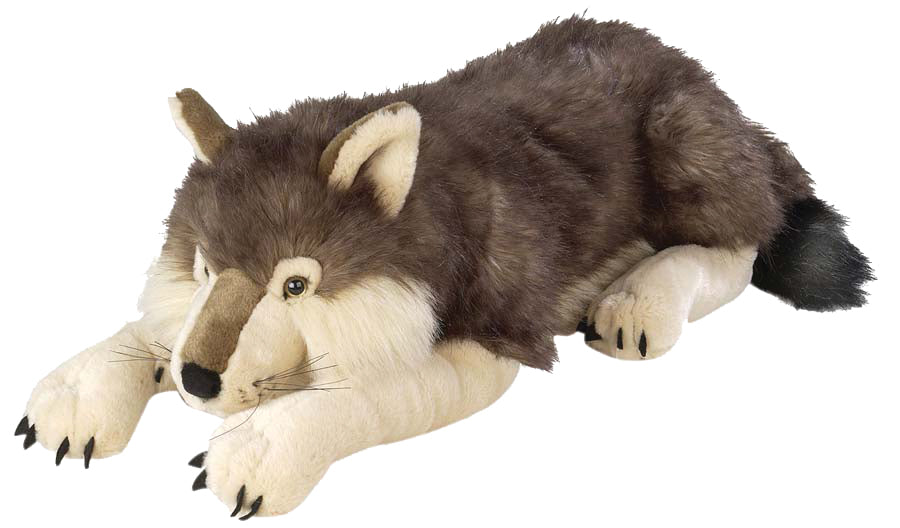 Cuddlekins Jumbo Wolf 30"